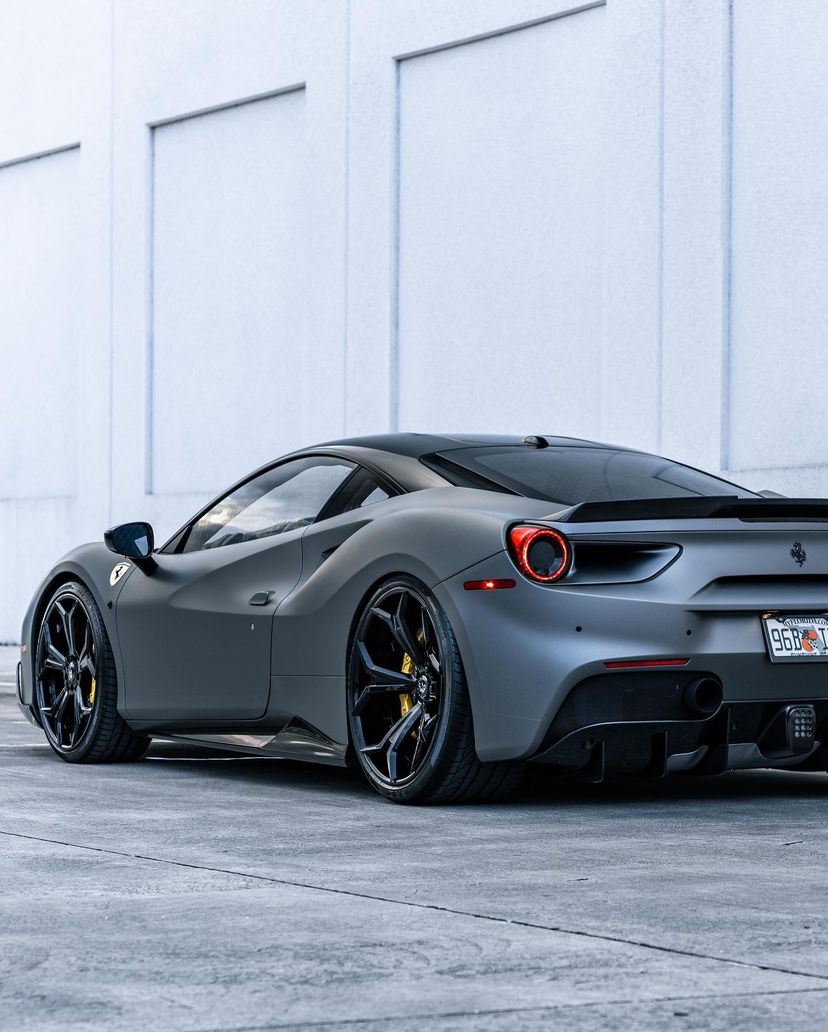 1016 INDUSTRIES FERRARI 488 Carbon Fibre Rear Spoiler