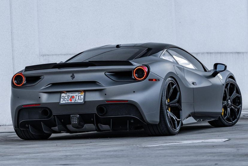 1016 INDUSTRIES FERRARI 488 Carbon Fibre Rear Upper Diffuser