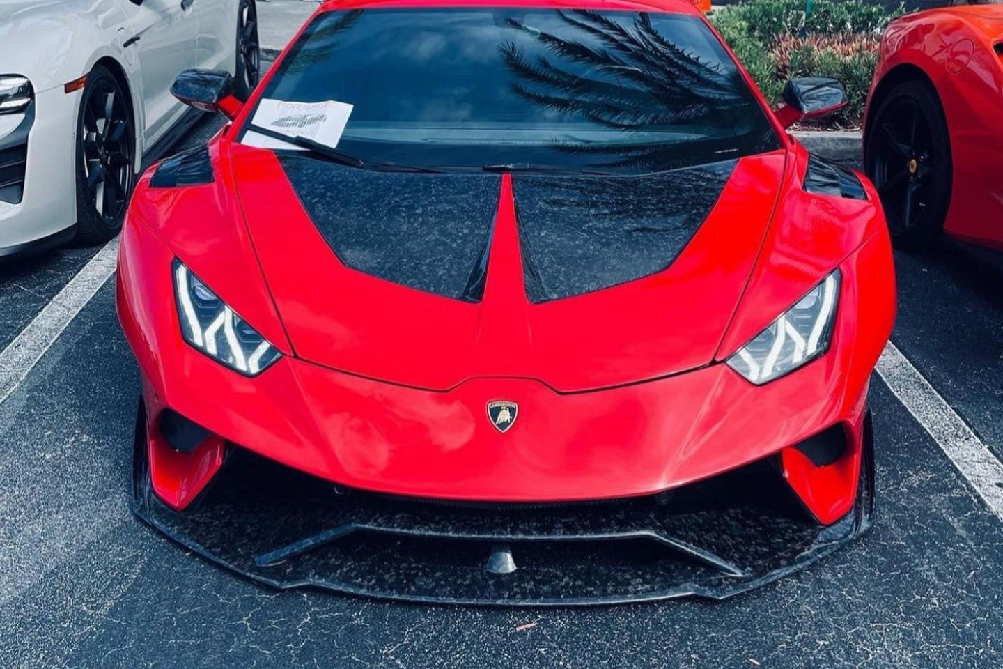 1016 INDUSTRIES LAMBORGHINI HURACAN LP610 Carbon Fibre Race Hood/Bonnet