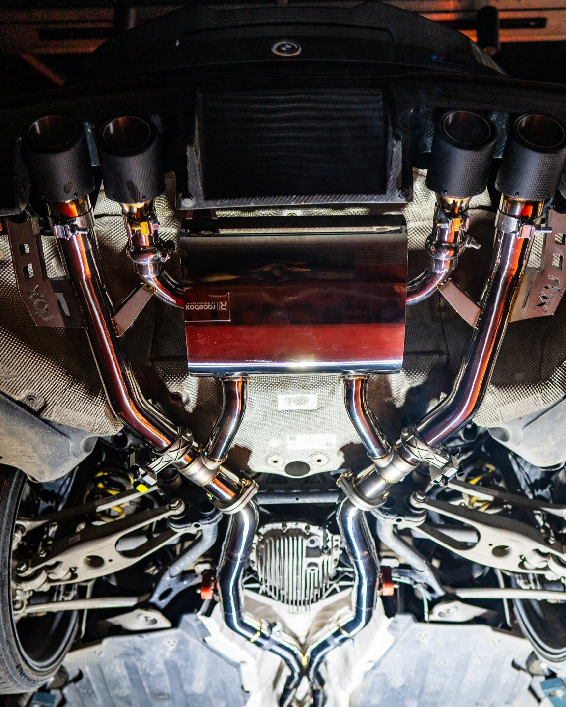 RBX BMW M3/M4 VALVE CONTROL EXHAUST SYSTEM WITH CARBON TIPS (G80/G81/G82/G83)