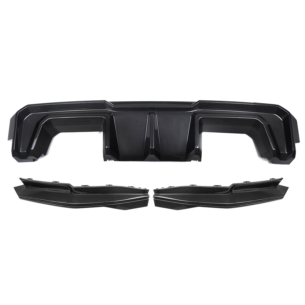 SOOQOO BMW M3/M4 V2 Rear Diffuser + Rear Splitters (G80/G81/G82/G83)