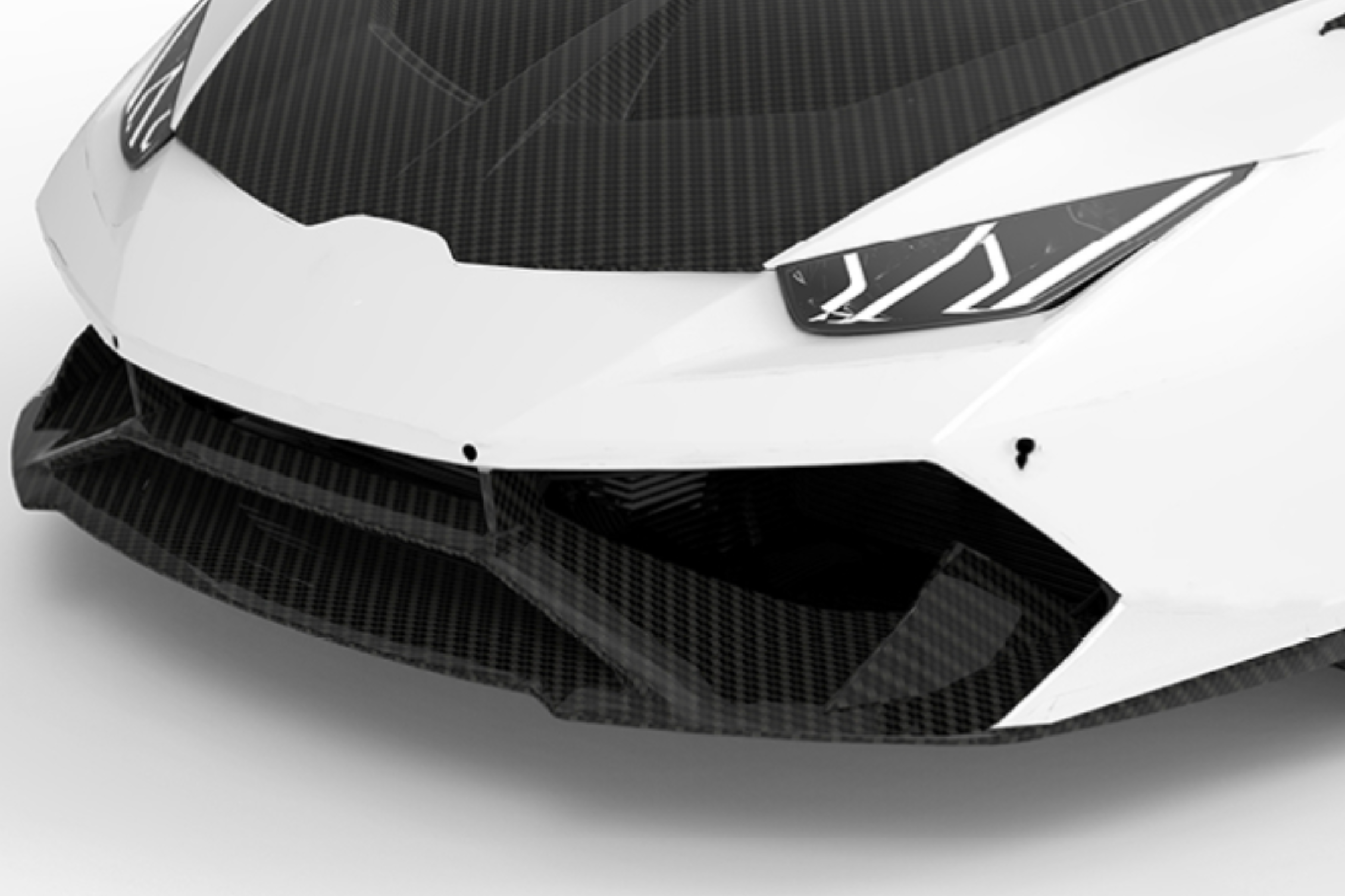1016 INDUSTRIES LAMBORGHINI HURACAN LP610 Carbon Fibre Front Bumper & Lip