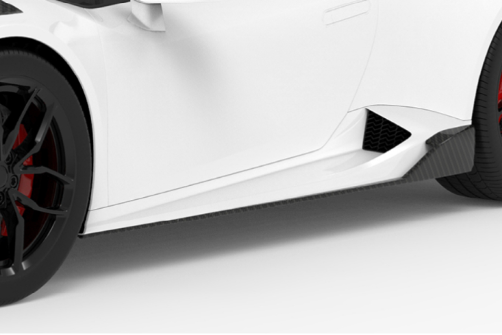 1016 INDUSTRIES LAMBORGHINI HURACAN LP610 Carbon Fibre Side Skirts