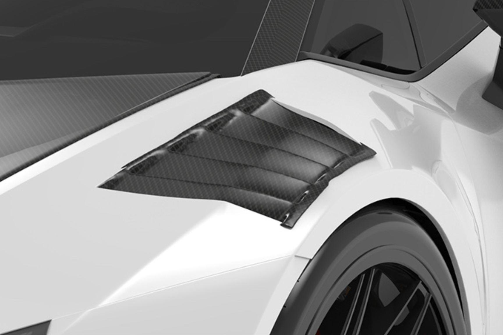 1016 INDUSTRIES LAMBORGHINI HURACAN LP610 V2 Carbon Fibre Fender Set