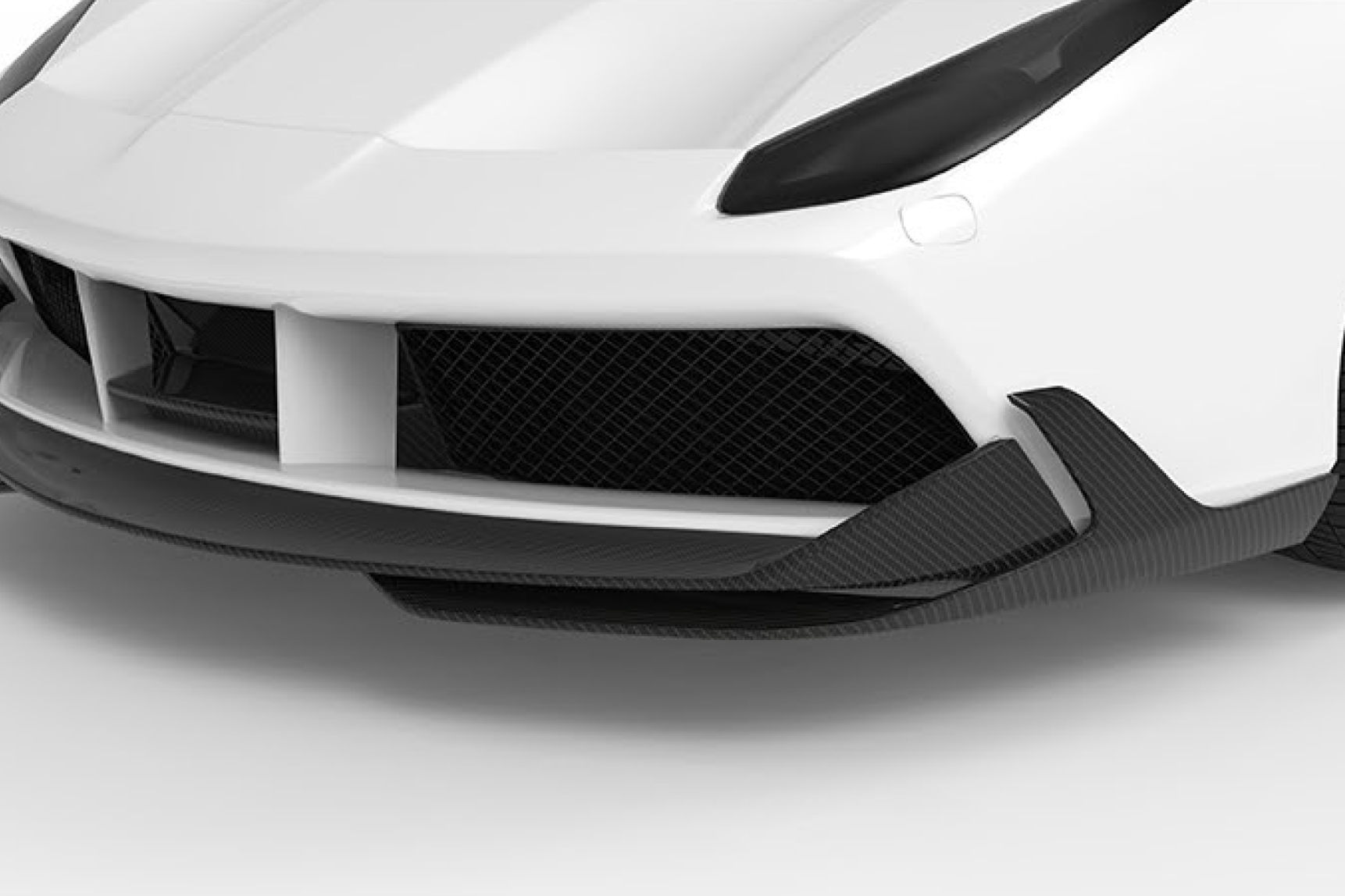 1016 INDUSTRIES FERRARI 488 Carbon Fibre Front Lip