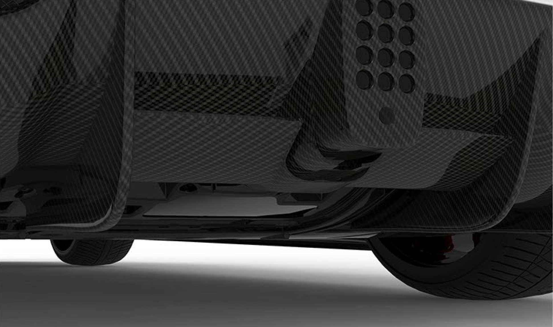 1016 INDUSTRIES FERRARI 488 Carbon Fibre Lower Rear Diffuser Extension