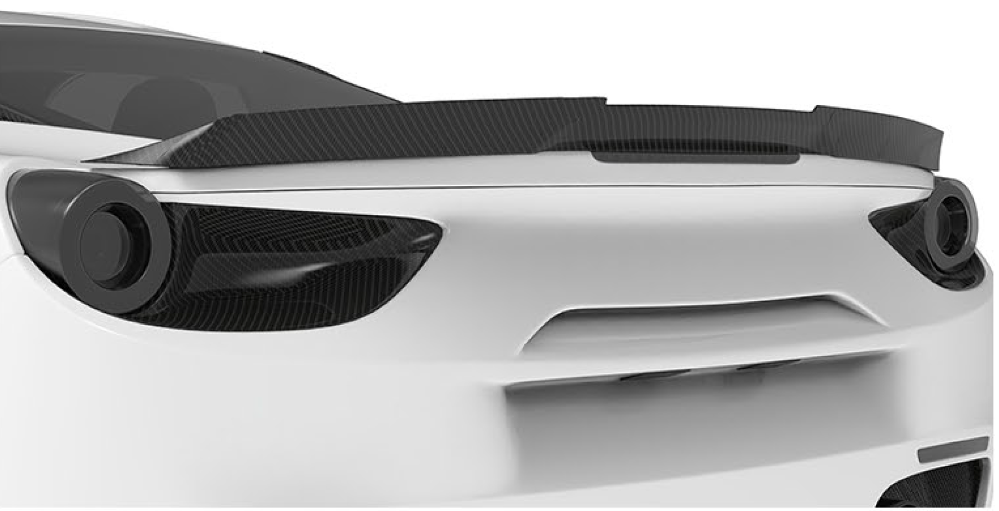 1016 INDUSTRIES FERRARI 488 Carbon Fibre Rear Spoiler